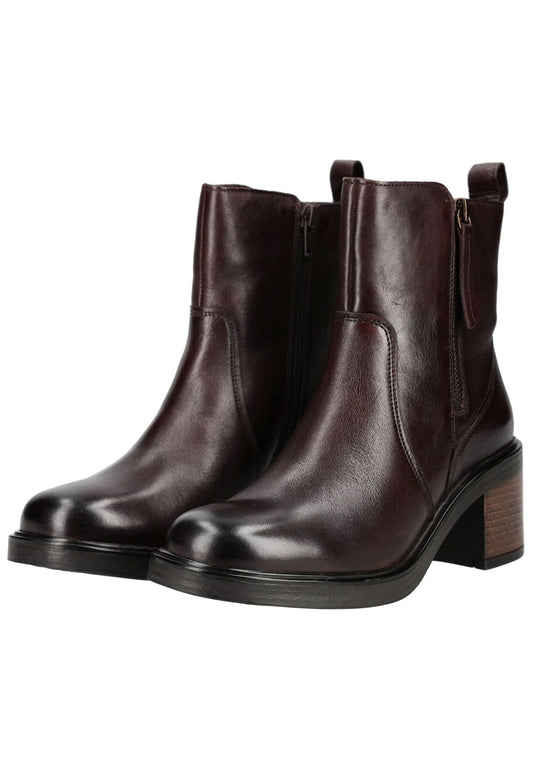 ara Stiefelette Leder Dunkelbraun