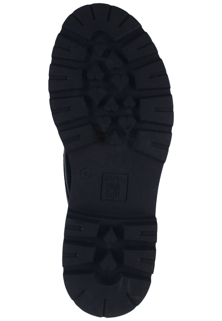 ara Stiefelette Leder Schwarz