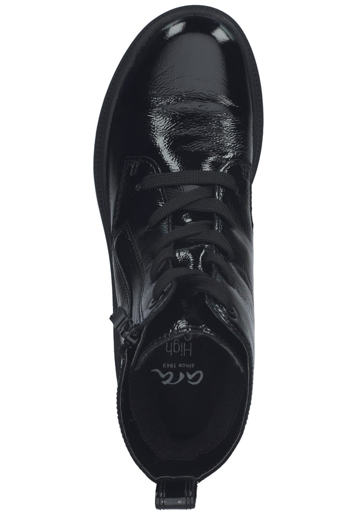 ara Stiefelette Leder Schwarz