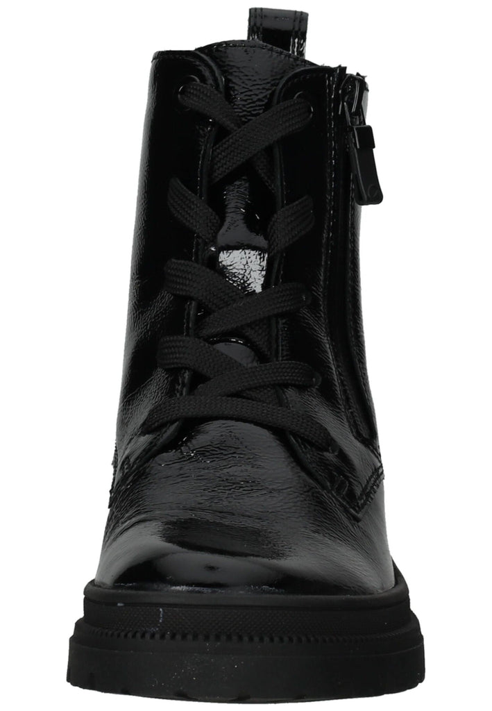 ara Stiefelette Leder Schwarz