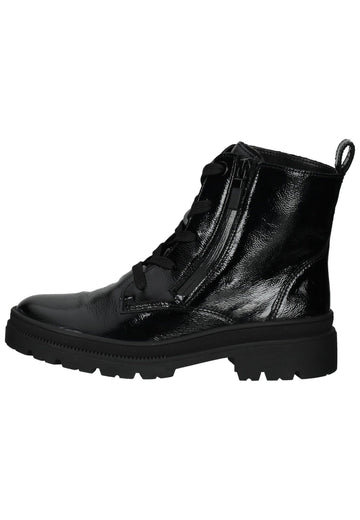 ara Stiefelette Leder Schwarz