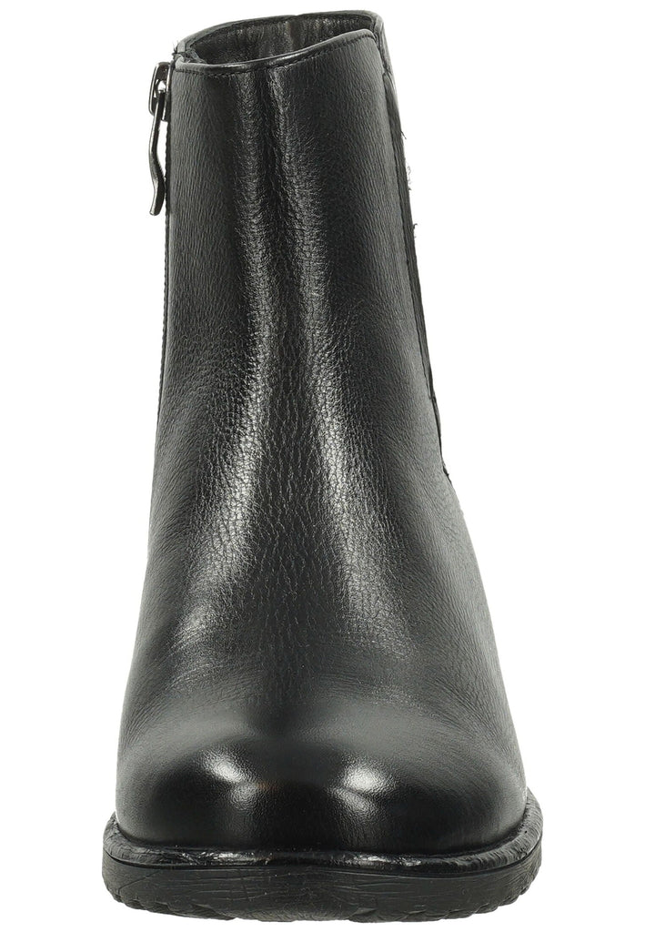 ara Stiefelette Leder Schwarz