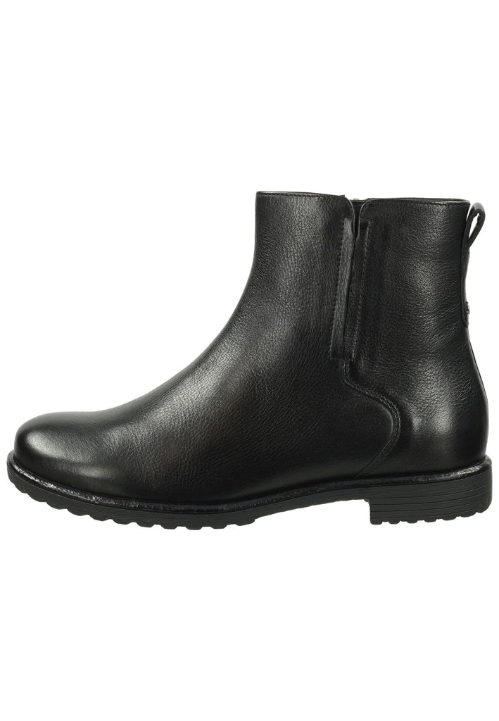 ara Stiefelette Leder Schwarz