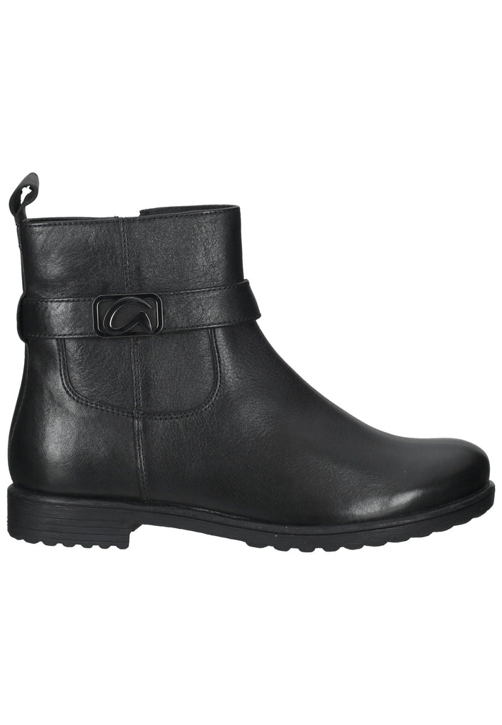 ara Stiefelette Leder Schwarz