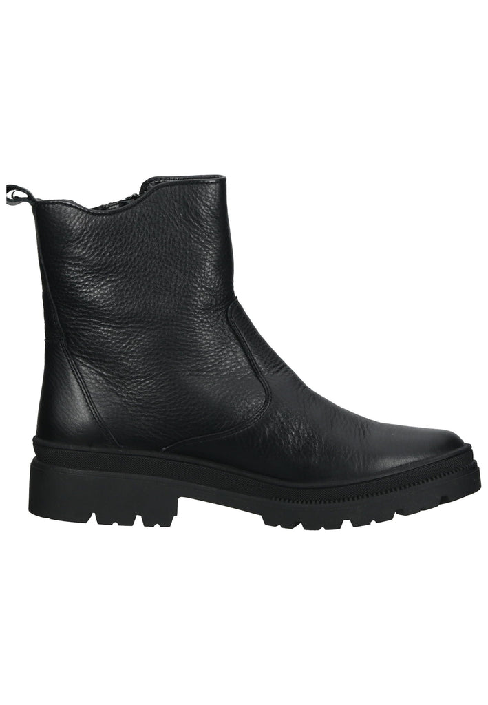 ara Stiefelette Leder Schwarz