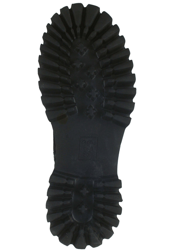 ara Stiefelette Leder Schwarz
