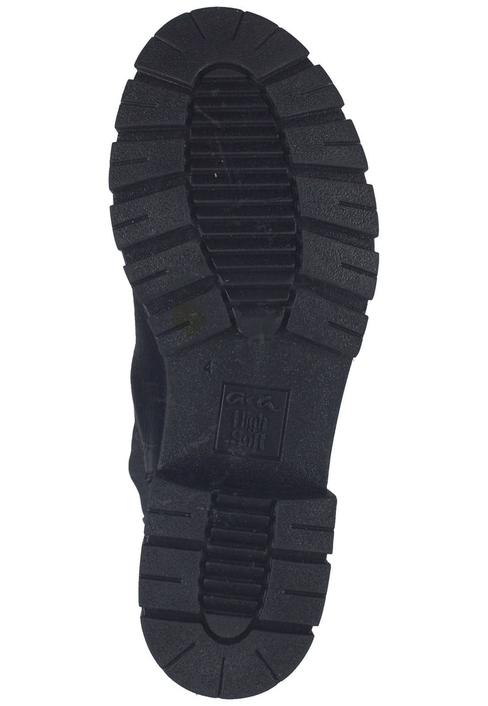 ara Stiefelette Leder Schwarz