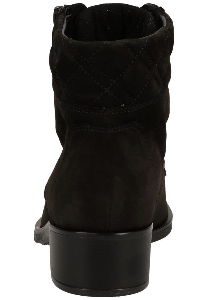 ara Stiefelette Leder Schwarz