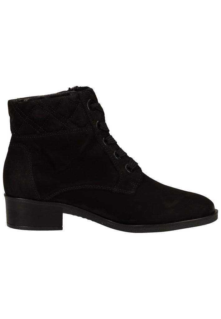 ara Stiefelette Leder Schwarz