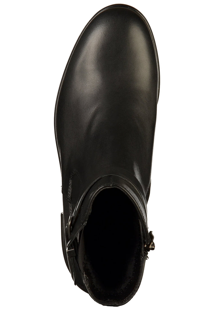 ara Stiefelette Leder Schwarz