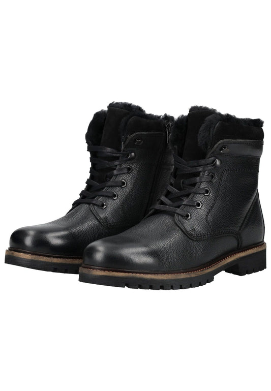 ara Stiefelette Leder Schwarz