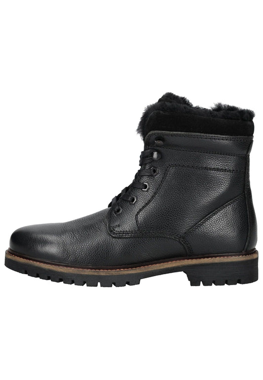 ara Stiefelette Leder Schwarz