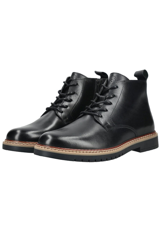 ara Stiefelette Leder Schwarz
