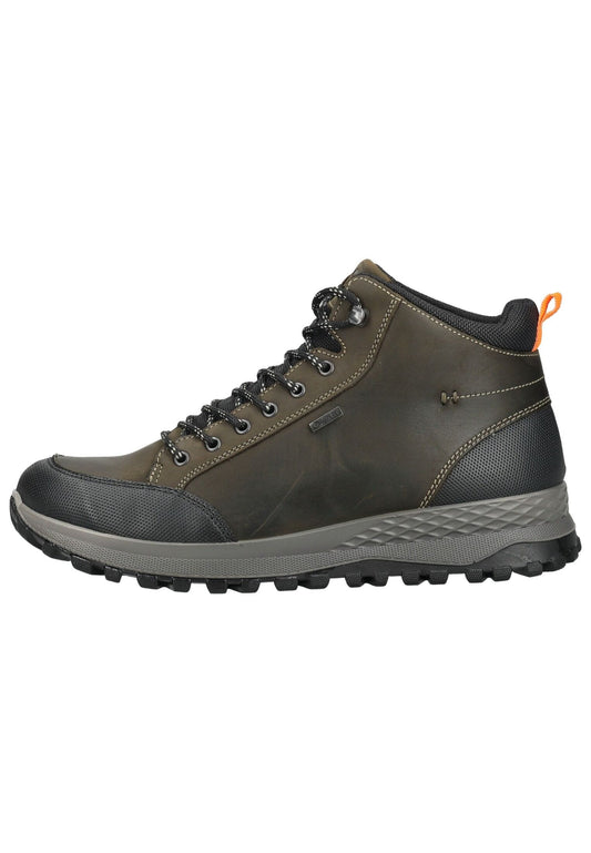 ara Stiefelette Leder Schwarz/Grün