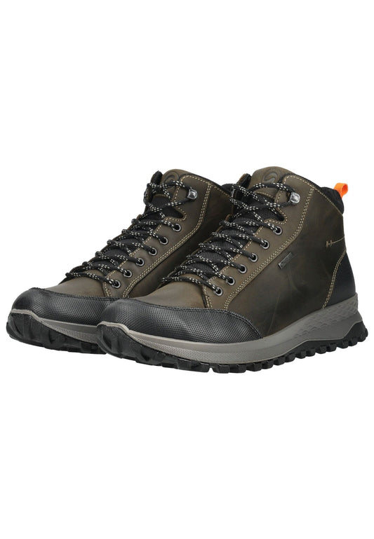ara Stiefelette Leder Schwarz/Grün