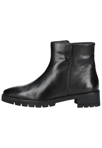 ara Stiefelette Leder Schwarz Lack