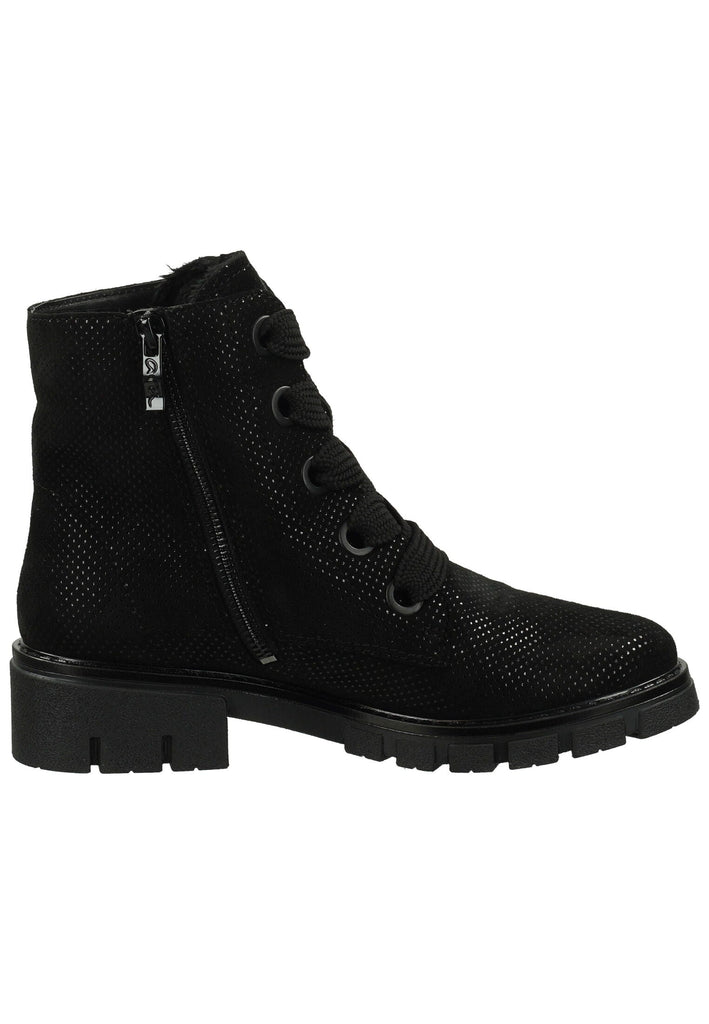 ara Stiefelette Leder Schwarz Warmfutter