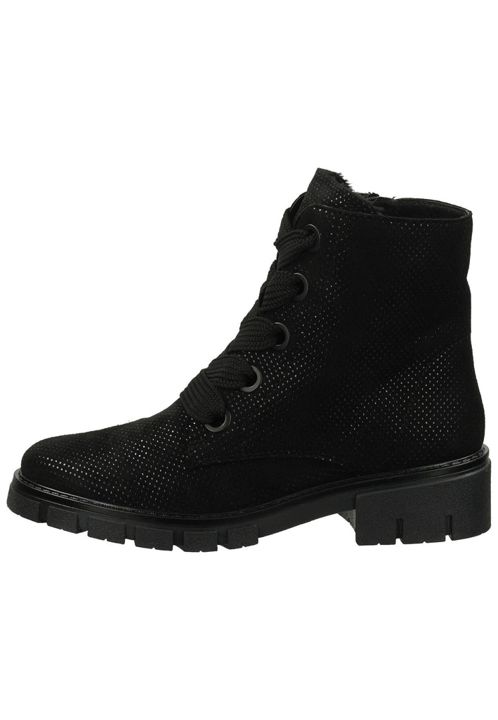ara Stiefelette Leder Schwarz Warmfutter