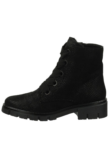 ara Stiefelette Leder Schwarz Warmfutter