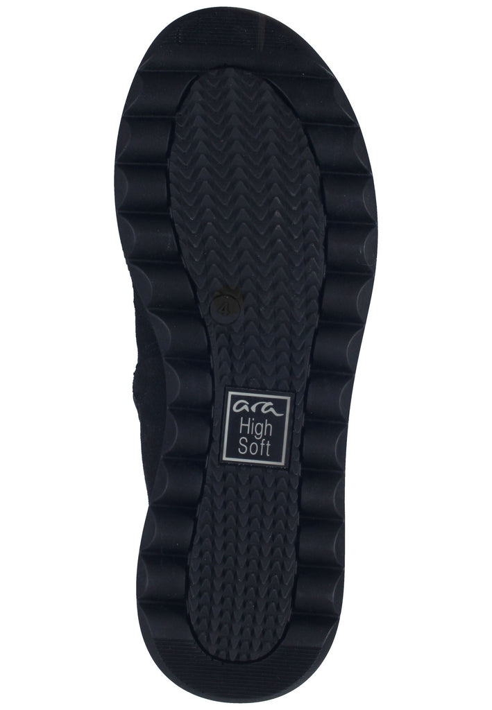 ara Stiefelette Leder Schwarz Warmfutter