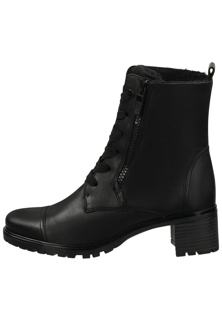 ara Stiefelette Leder Schwarz Warmfutter