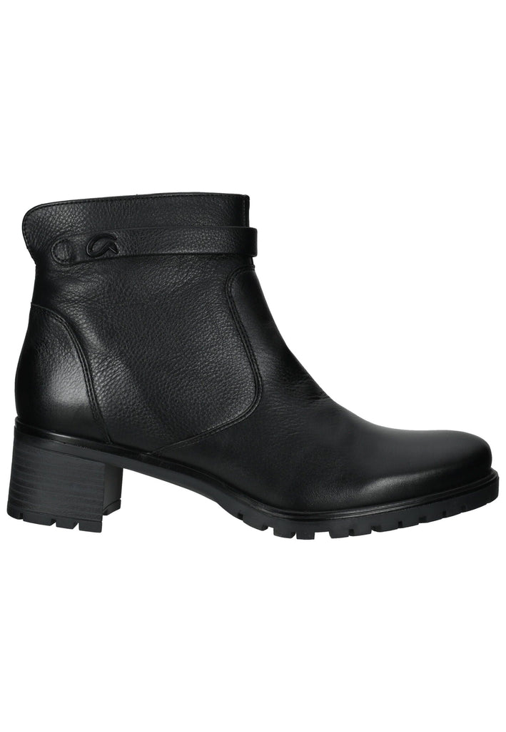 ara Stiefelette Leder Schwarz Warmfutter
