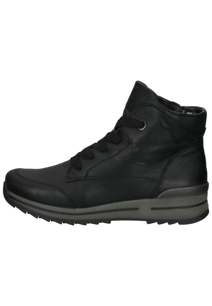 ara Stiefelette Leder Schwarz Warmfutter