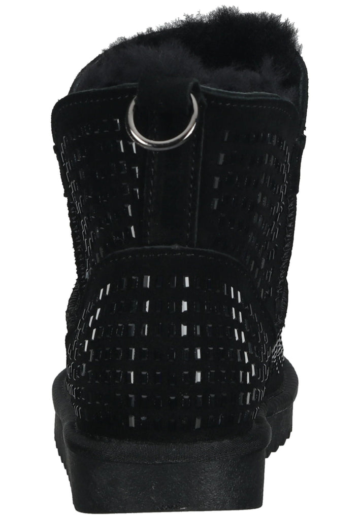 ara Stiefelette Leder Schwarz Warmfutter