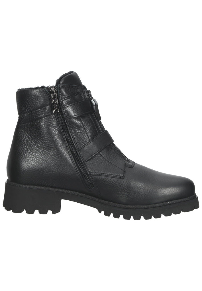 ara Stiefelette Leder Schwarz Warmfutter