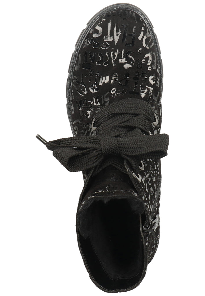 ara Stiefelette Leder Schwarz Warmfutter