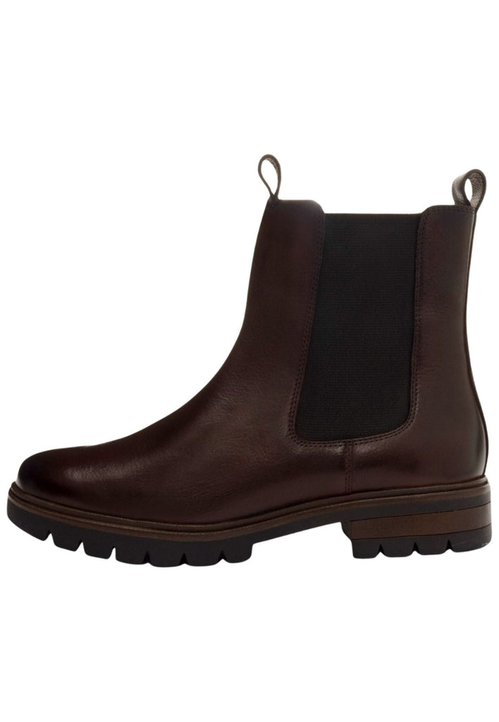 ara Stiefelette Leder/Textil Cacao