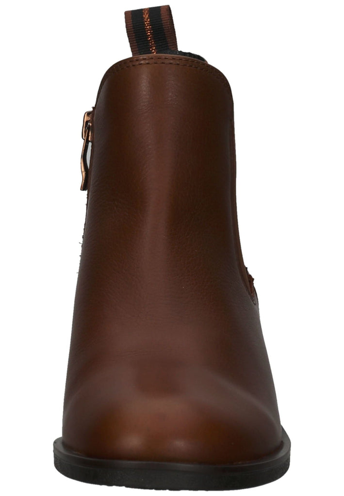 ara Stiefelette Leder/Textil Dunkelbraun