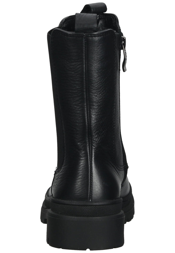 ara Stiefelette Leder/Textil Schwarz