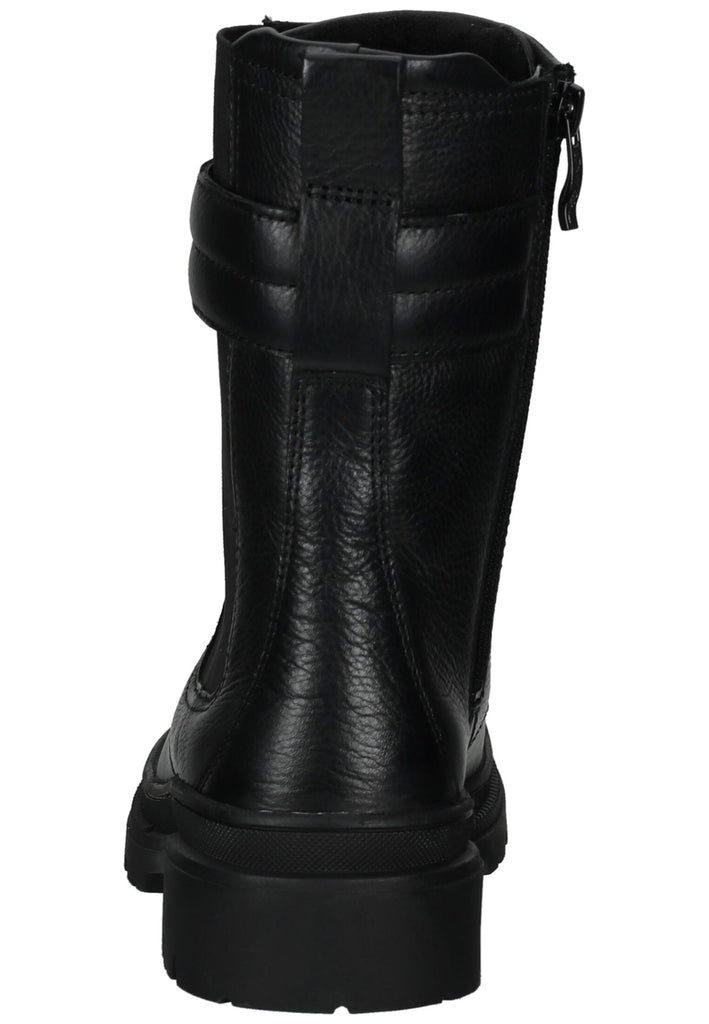 ara Stiefelette Leder/Textil Schwarz