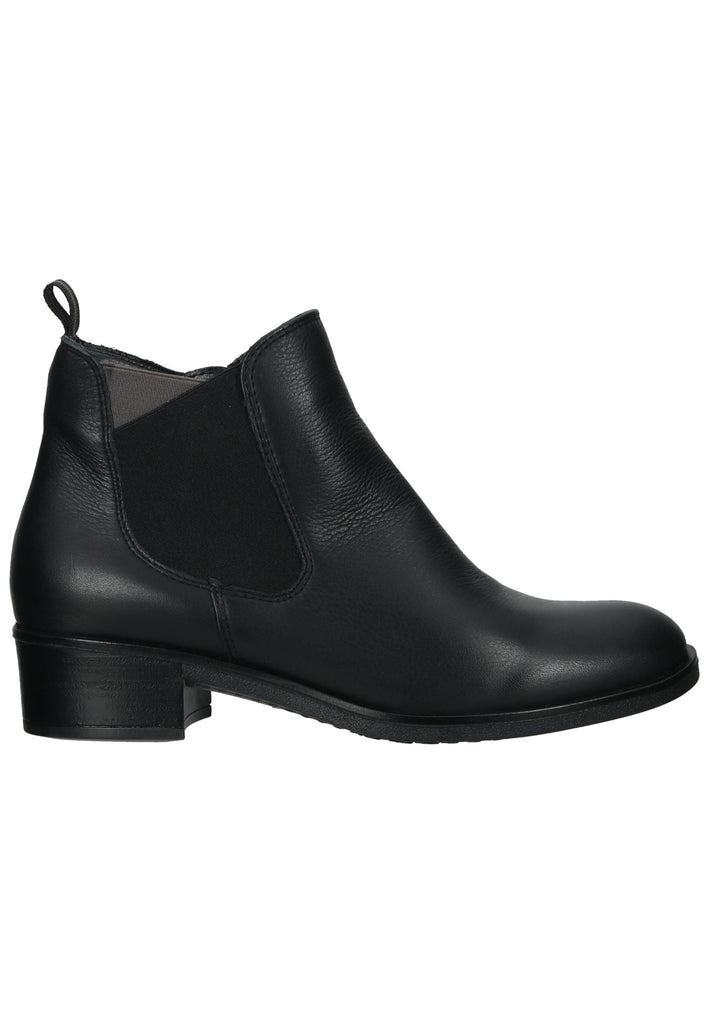 ara Stiefelette Leder/Textil Schwarz