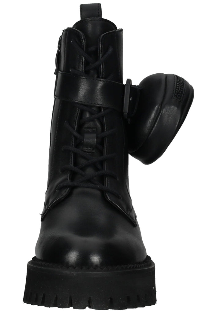 ara Stiefelette Lederimitat Schwarz