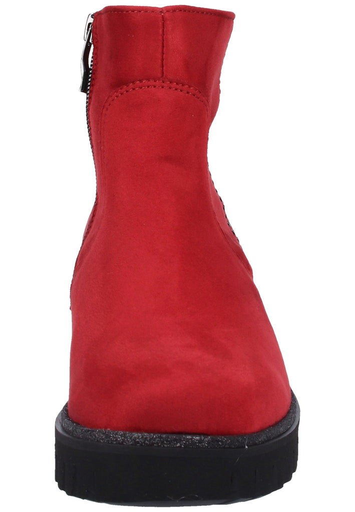 ara Stiefelette Lederimitat/Textil Rot