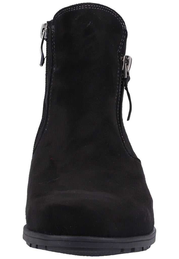 ara Stiefelette Lederimitat/Textil Schwarz Warmfutter