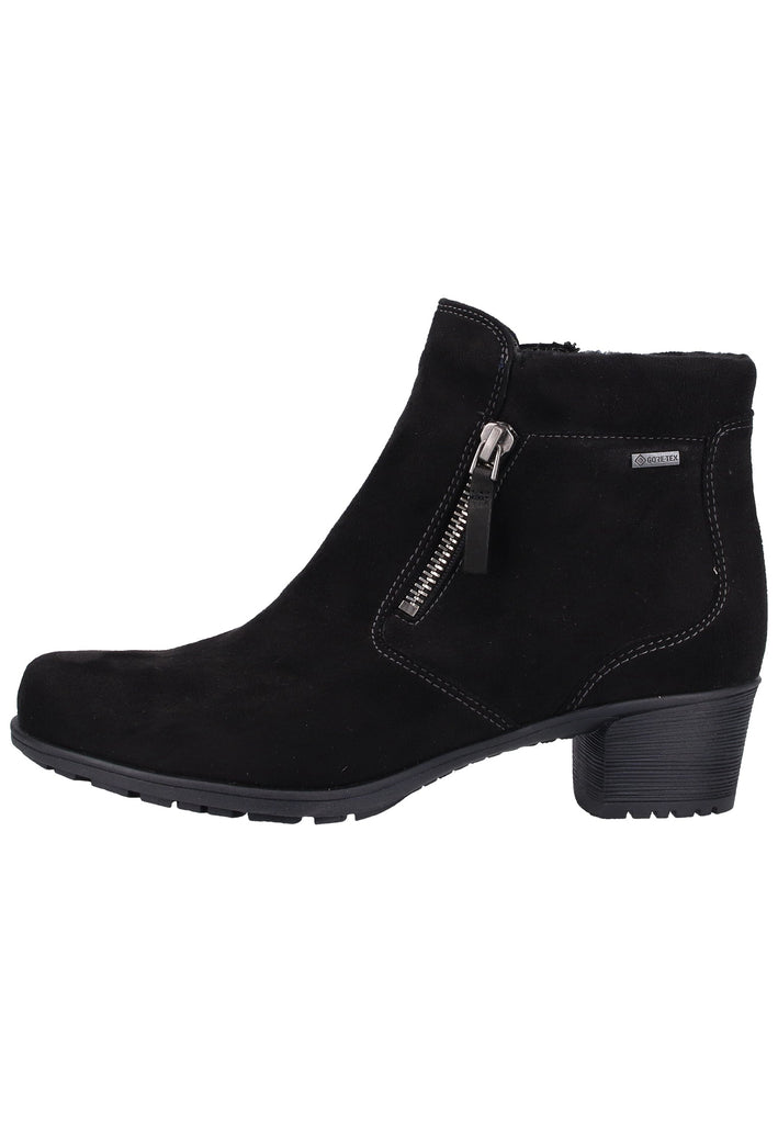 ara Stiefelette Lederimitat/Textil Schwarz Warmfutter
