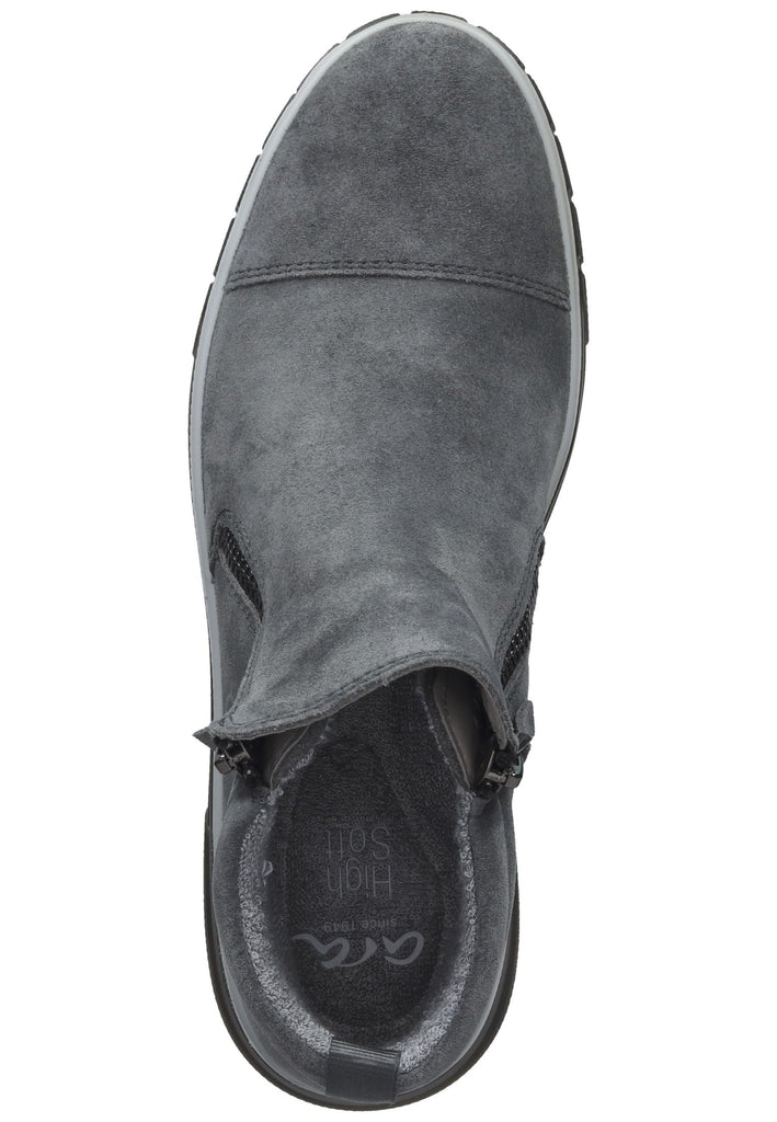 ara Stiefelette Mikrofaser Graphit