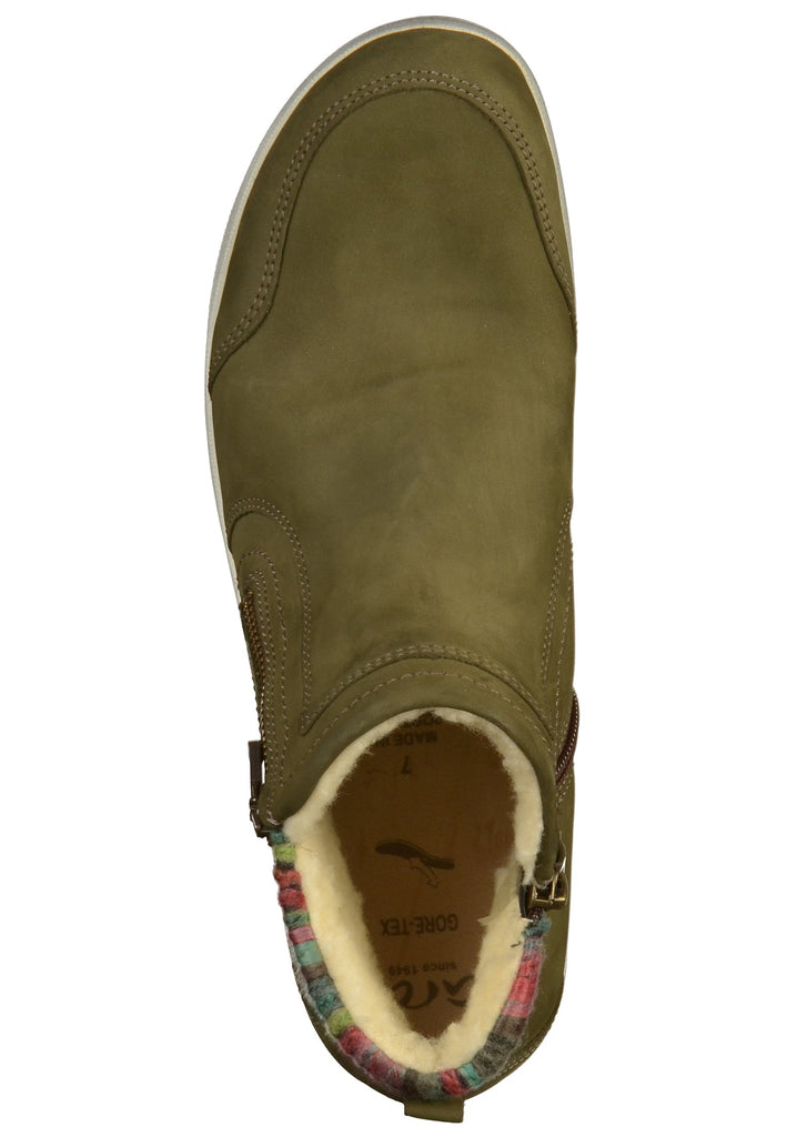 ara Stiefelette Nubukleder Oliv