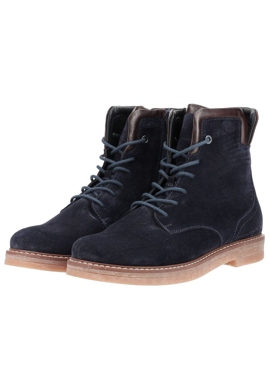 ara Stiefelette Veloursleder Blau