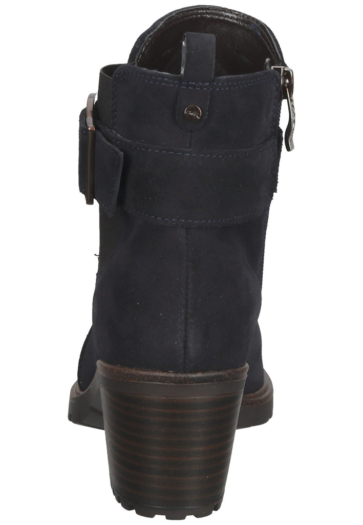 ara Stiefelette Veloursleder Blau Warmfutter