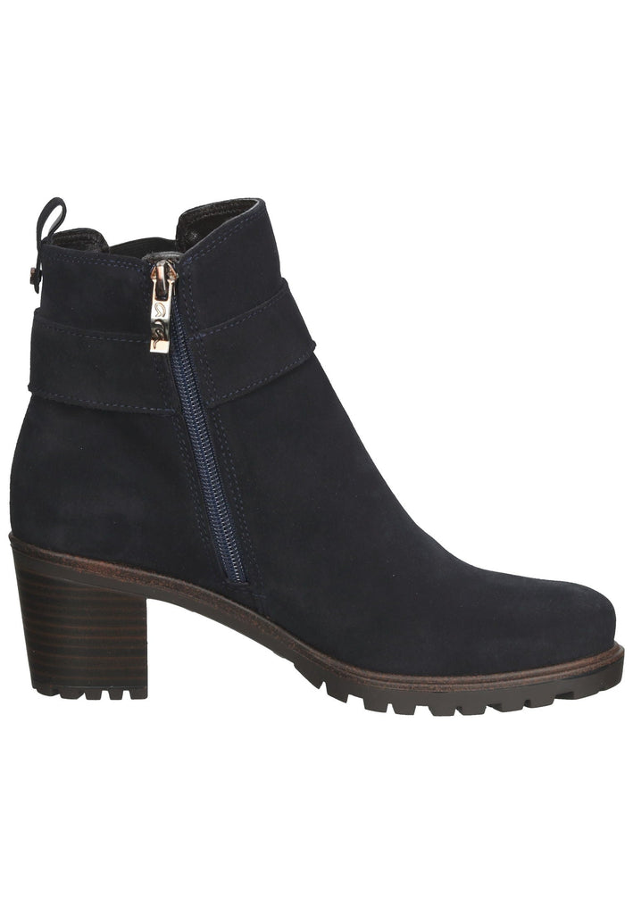 ara Stiefelette Veloursleder Blau Warmfutter