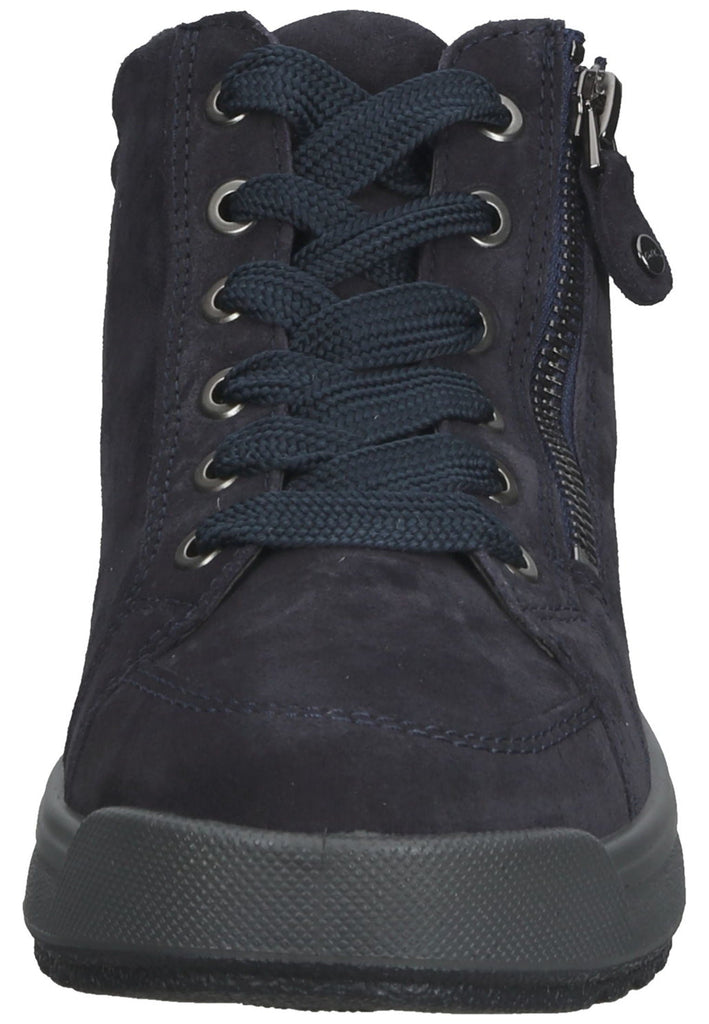 ara Stiefelette Veloursleder Blau Warmfutter