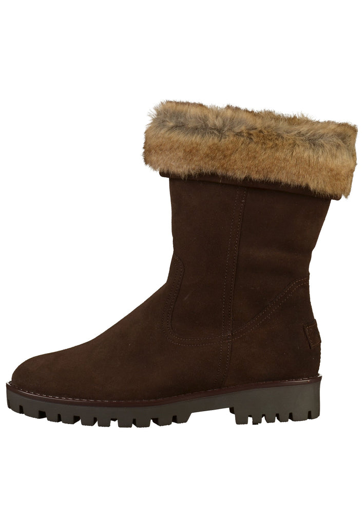 ara Stiefelette Veloursleder Braun