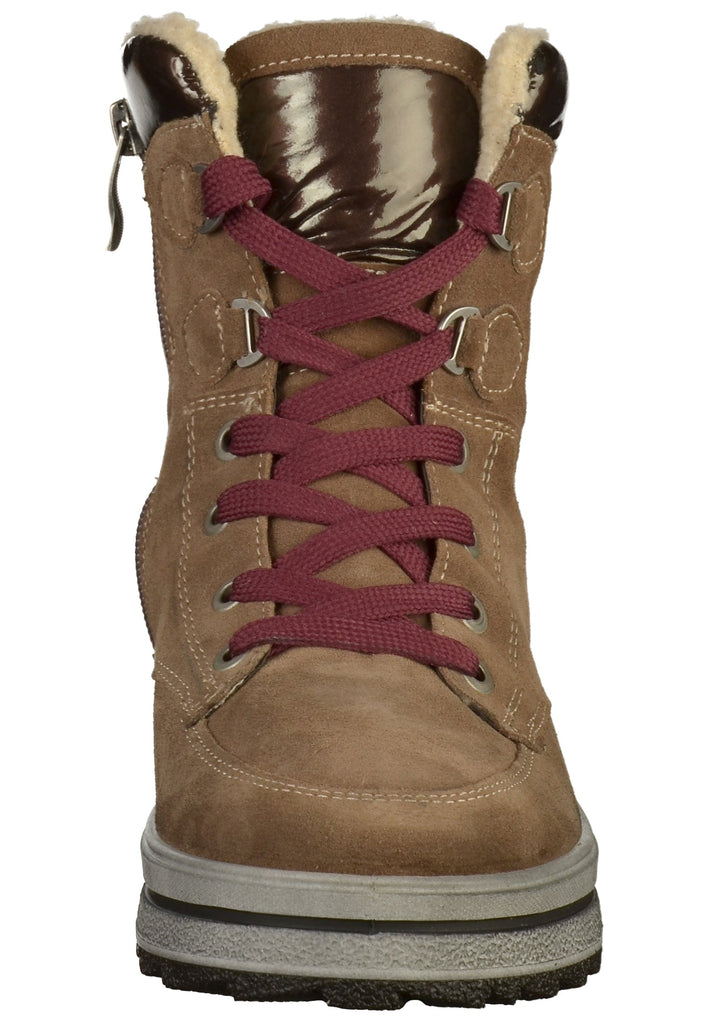 ara Stiefelette Veloursleder Braun