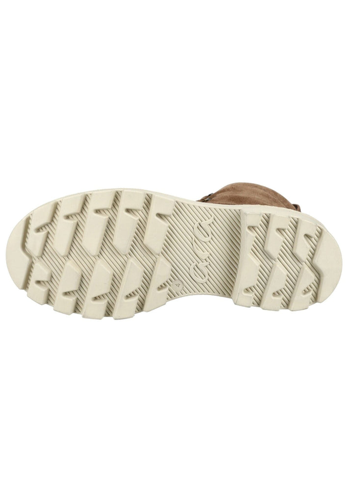 ara Stiefelette Veloursleder Braun/Beige Warmfutter