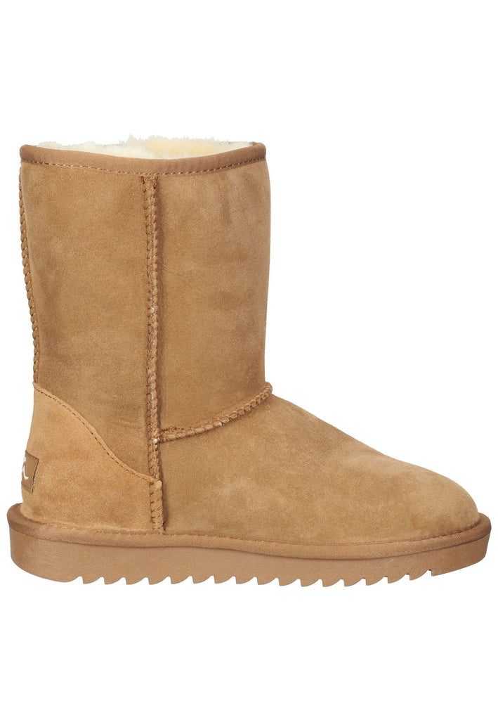 ara Stiefelette Veloursleder Cognac Warmfutter