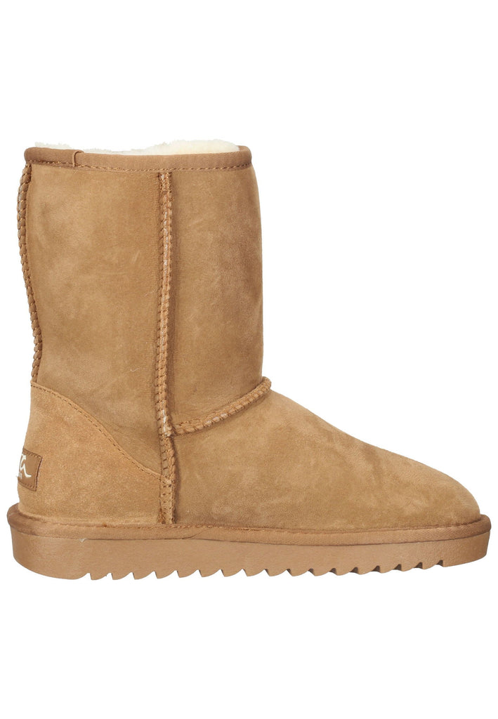 ara Stiefelette Veloursleder Cognac Warmfutter